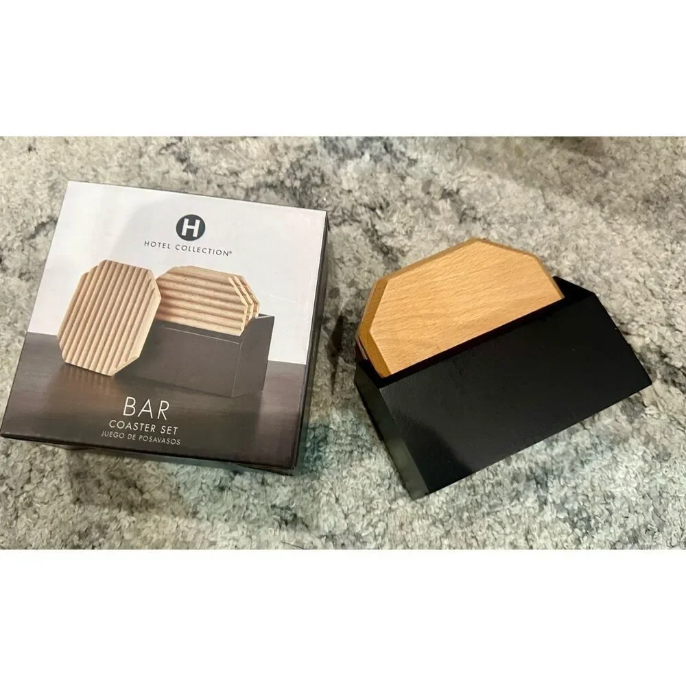 Hotel Collection NWT Macy’s bar coaster set